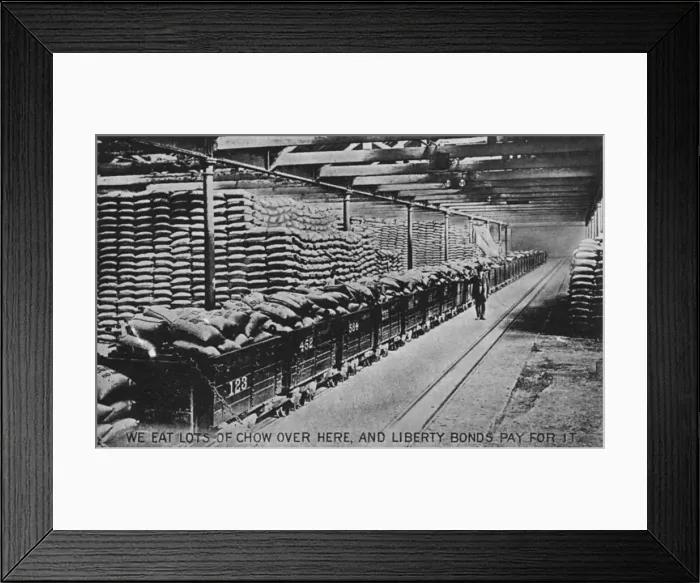 Framed Print : American first world war propaganda: liberty bonds Framed Print : American first world war propaganda: liberty bonds