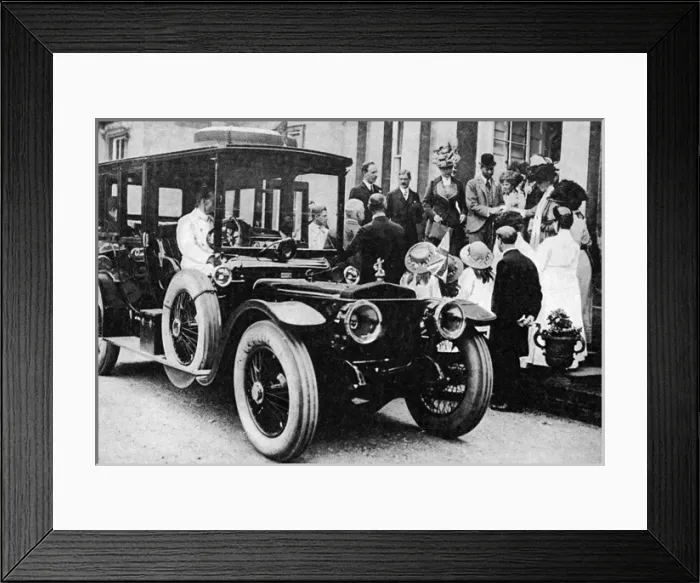 Framed Print : Royal motorists in Yorkshire Framed Print : Royal motorists in Yorkshire