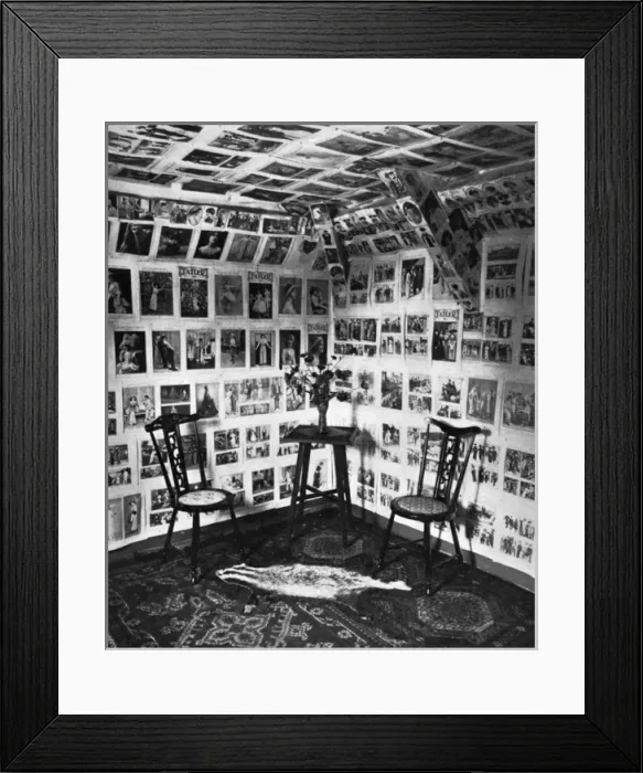 Framed Print : Room decorated with The Tatler Framed Print : Room decorated with The Tatler