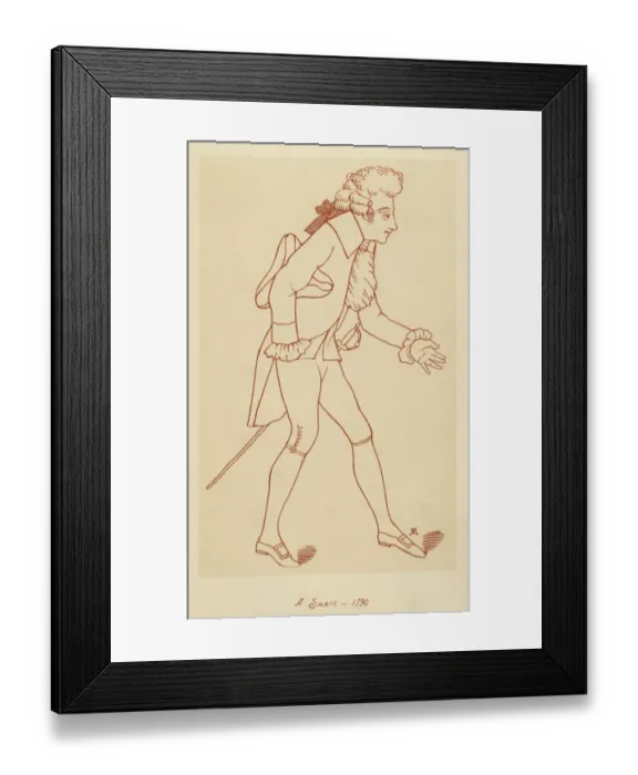 Framed Print : A smart man 1790 Framed Print : A smart man 1790