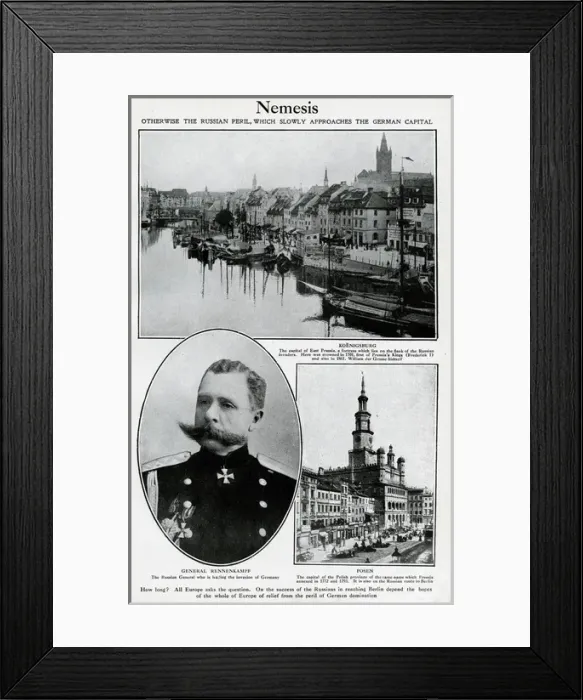 Framed Print : The Russian peril approaching Germany, WW1 Framed Print : The Russian peril approaching Germany, WW1