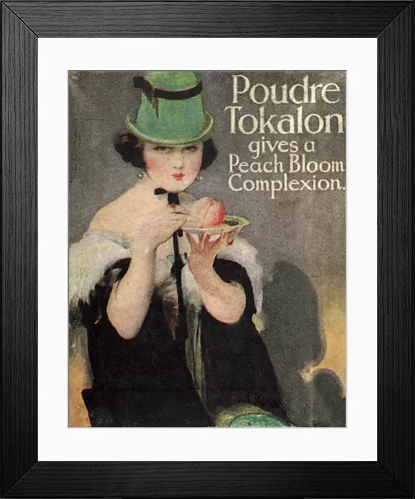 Framed Print : Powder box design by William Barribal Framed Print : Powder box design by William Barribal