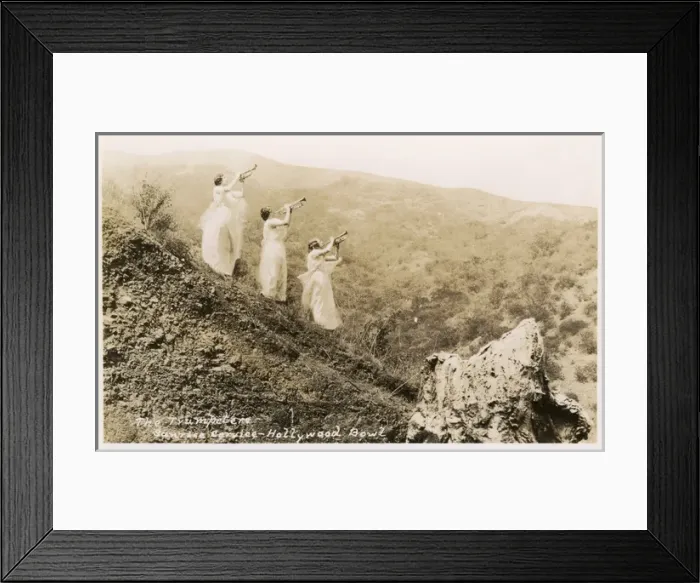 Framed Print : Three trumpeters at Easter Service - Hollywood Bowl Framed Print : Three trumpeters at Easter Service - Hollywood Bowl