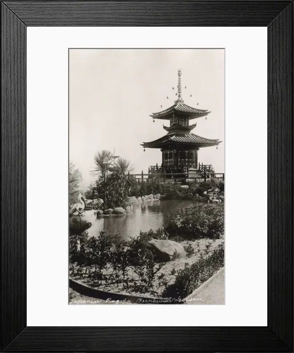 Framed Print : Pagoda - Bernheimer Garden, Hollywood, California, USA Framed Print : Pagoda - Bernheimer Garden, Hollywood, California, USA