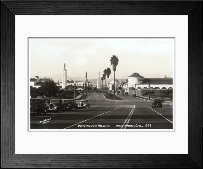 Framed Print : Westwood Village, Westwood, California, USA Framed Print : Westwood Village, Westwood, California, USA