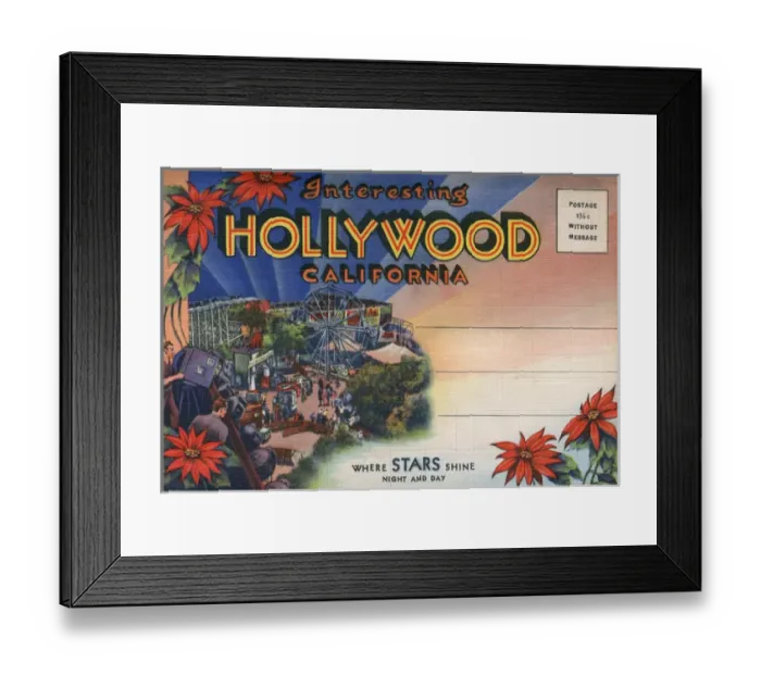 Framed Print : Interesting Hollywood, California, USA Framed Print : Interesting Hollywood, California, USA