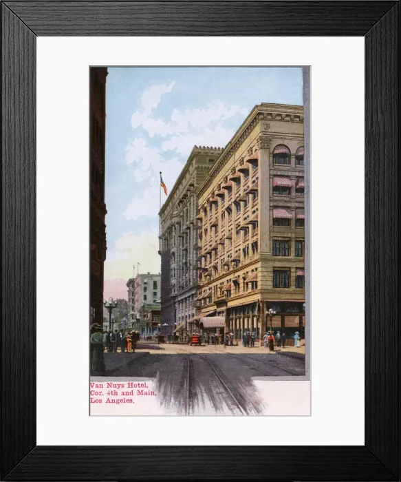 Framed Print : Van Nuys Hotel, Los Angeles, California, USA Framed Print : Van Nuys Hotel, Los Angeles, California, USA