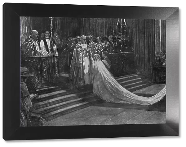 Royal wedding, 1923 - ceremony in the Abbey