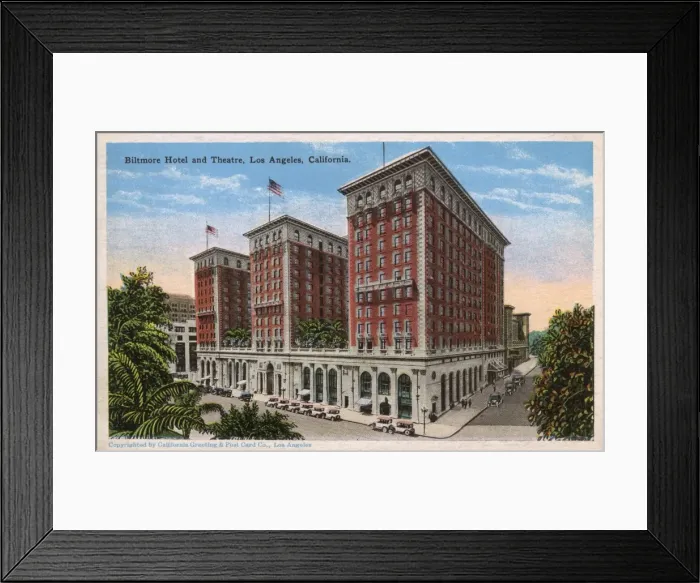 Framed Print : Biltmore Hotel and Theatre, Los Angeles, California, USA Framed Print : Biltmore Hotel and Theatre, Los Angeles, California, USA