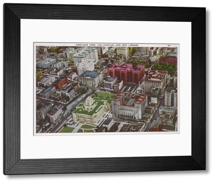 Framed Print : Aerial view of Los Angeles, California, USA Framed Print : Aerial view of Los Angeles, California, USA