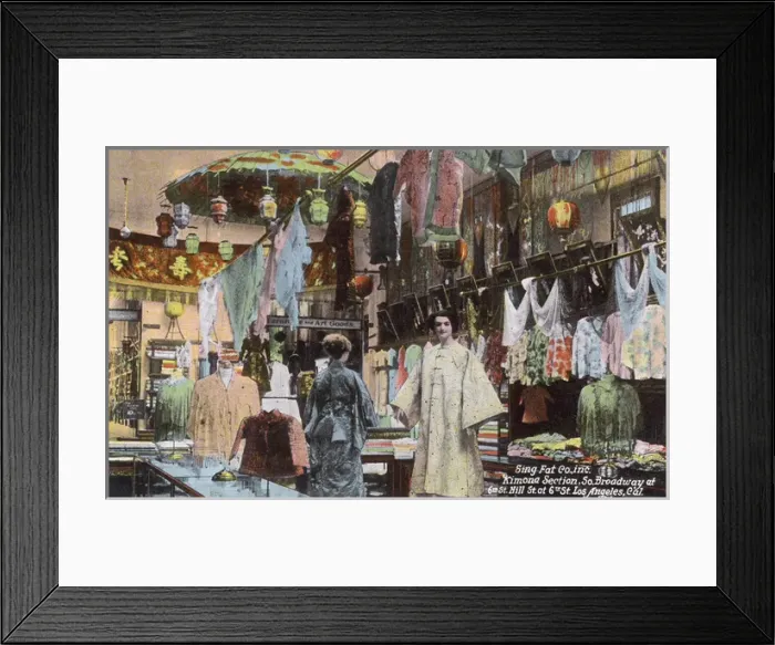 Framed Print : Sing Fat shop, South Broadway, Los Angeles, USA Framed Print : Sing Fat shop, South Broadway, Los Angeles, USA