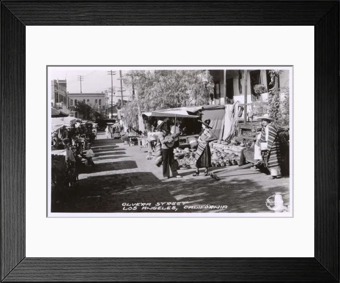 Framed Print : Olvera Street, Los Angeles, California, USA Framed Print : Olvera Street, Los Angeles, California, USA