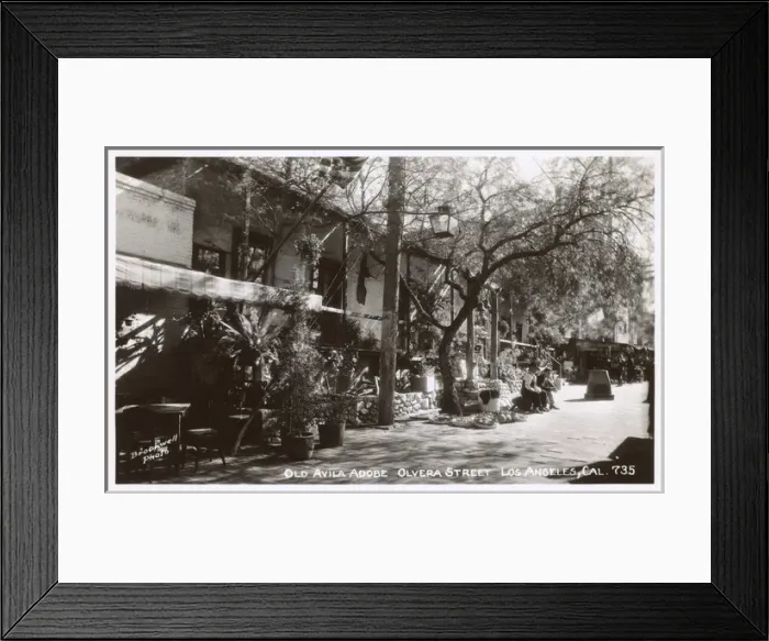 Framed Print : Old Avila Adobe, Olvera Street, Los Angeles, California, USA Framed Print : Old Avila Adobe, Olvera Street, Los Angeles, California, USA