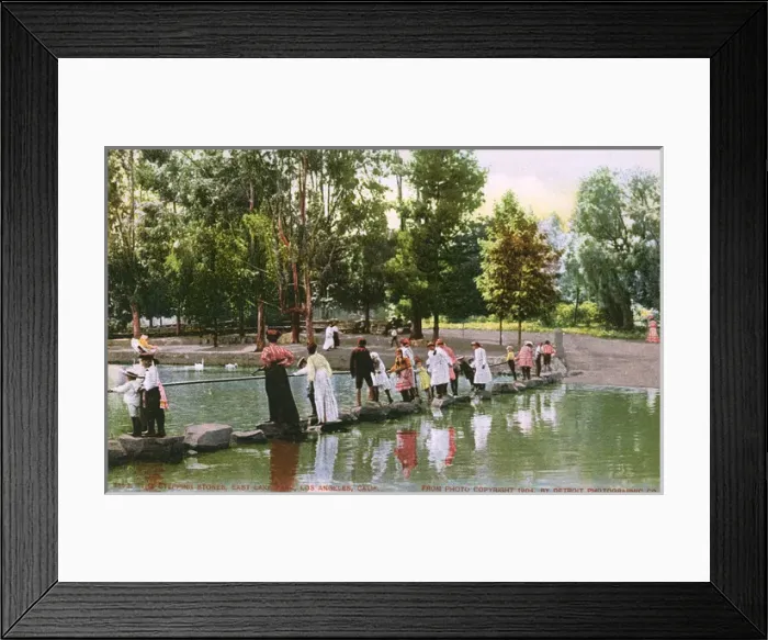 Framed Print : East Lake Park, Los Angeles, California, USA Framed Print : East Lake Park, Los Angeles, California, USA