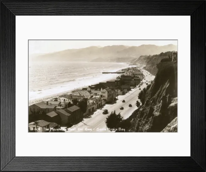Framed Print : Santa Monica Bay, California, USA Framed Print : Santa Monica Bay, California, USA