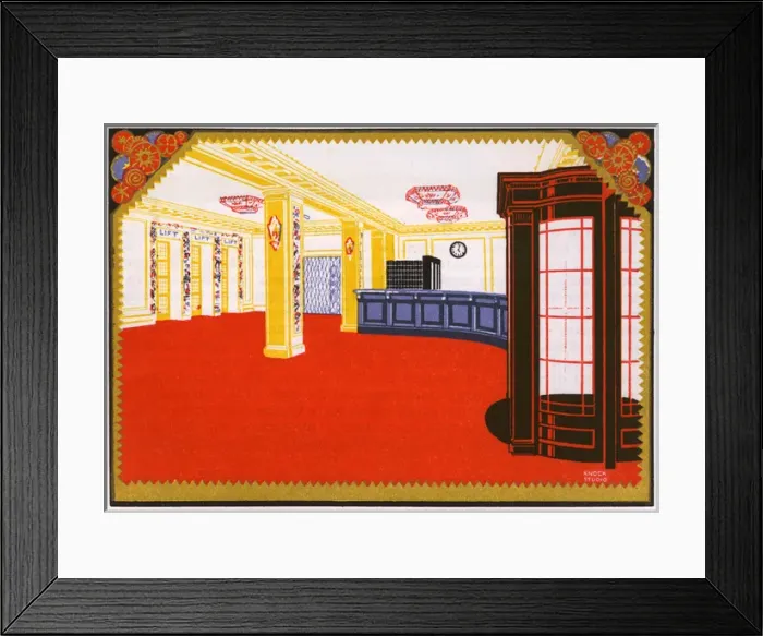 Framed Print : Reception of the May Fair Hotel Framed Print : Reception of the May Fair Hotel