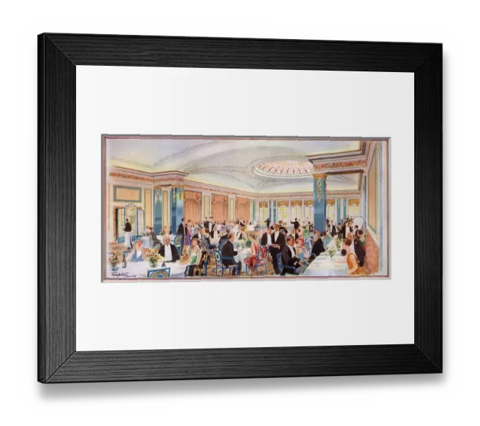 Framed Print : The restaurant of the May Fair Hotel Framed Print : The restaurant of the May Fair Hotel