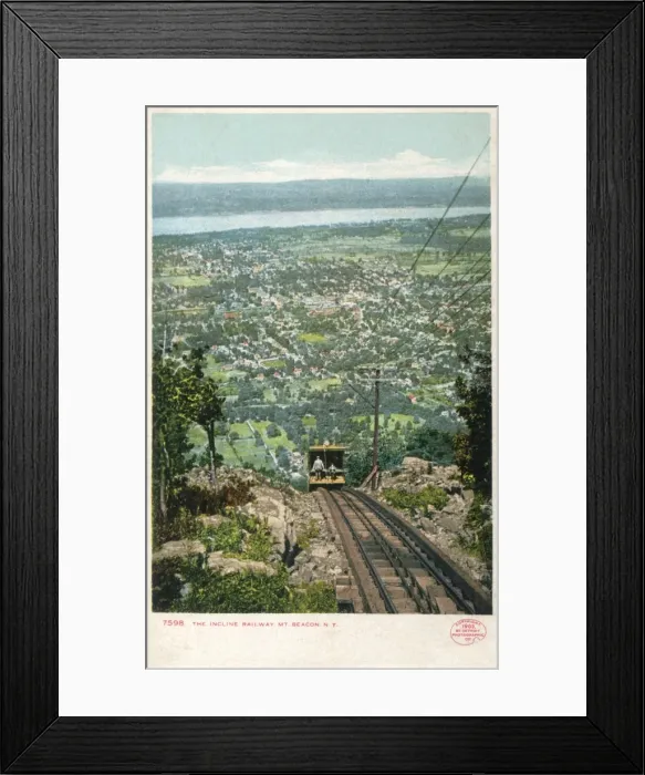 Framed Print : Incline Railway, Mount Beacon, New York State, USA Framed Print : Incline Railway, Mount Beacon, New York State, USA