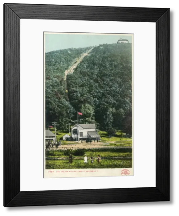 Framed Print : Incline Railway, Mount Beacon, New York State, USA Framed Print : Incline Railway, Mount Beacon, New York State, USA
