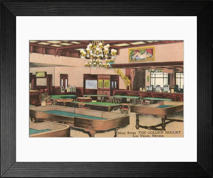 Framed Print : Main room, The Golden Nugget, Las Vegas, Nevada, USA Framed Print : Main room, The Golden Nugget, Las Vegas, Nevada, USA
