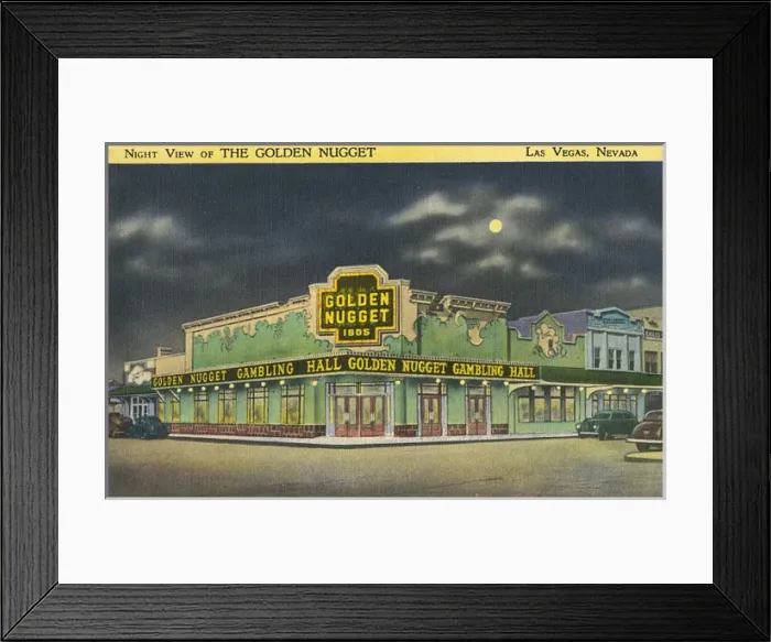 Framed Print : The Golden Nugget, Las Vegas, Nevada, USA Framed Print : The Golden Nugget, Las Vegas, Nevada, USA