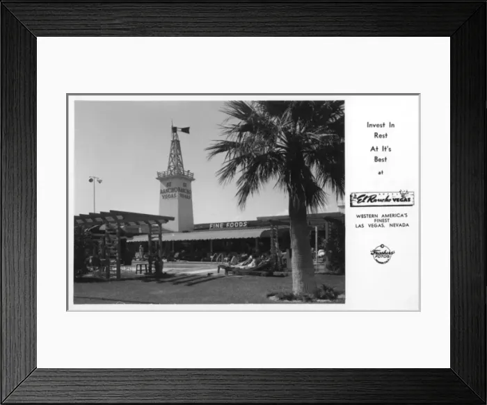 Framed Print : Hotel El Rancho, Las Vegas, Nevada, USA Framed Print : Hotel El Rancho, Las Vegas, Nevada, USA