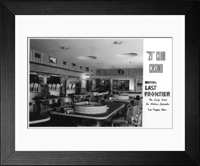 Framed Print : 21 Club Casino, Hotel Last Frontier, Las Vegas, USA Framed Print : 21 Club Casino, Hotel Last Frontier, Las Vegas, USA