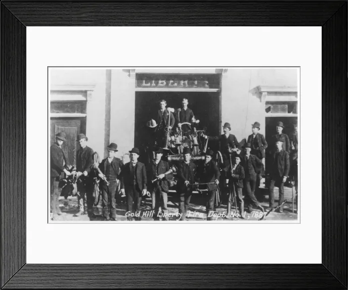 Framed Print : Gold Hill Liberty Fire Dept No. 1, Virginia City, USA Framed Print : Gold Hill Liberty Fire Dept No. 1, Virginia City, USA