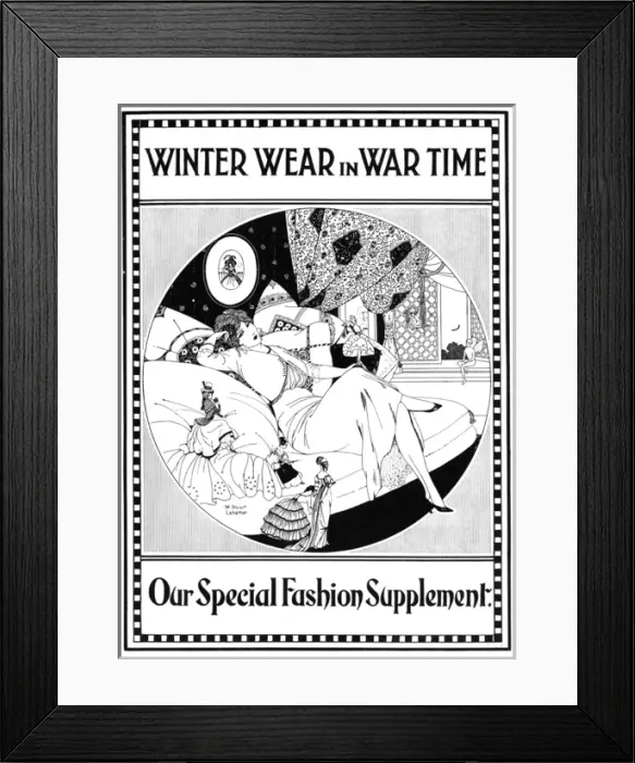 Framed Print : Winter Wear in War Time 1915