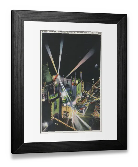 Framed Print : Graumans Chinese Theatre, Hollywood, USA Framed Print : Graumans Chinese Theatre, Hollywood, USA