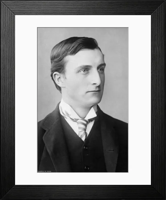 Framed Print : Portrait photograph of Edward Grey