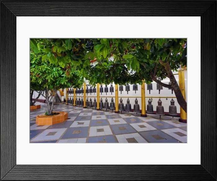 Framed Print : Prayer Bells, Wat Prathat Doi Suthep temple, Chiang Mai Framed Print : Prayer Bells, Wat Prathat Doi Suthep temple, Chiang Mai