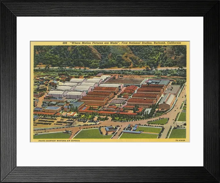 Framed Print : First National Studios, Burbank, California, USA Framed Print : First National Studios, Burbank, California, USA