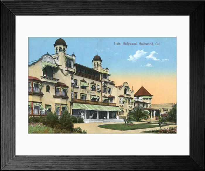 Framed Print : Hotel Hollywood, Hollywood, California, USA Framed Print : Hotel Hollywood, Hollywood, California, USA