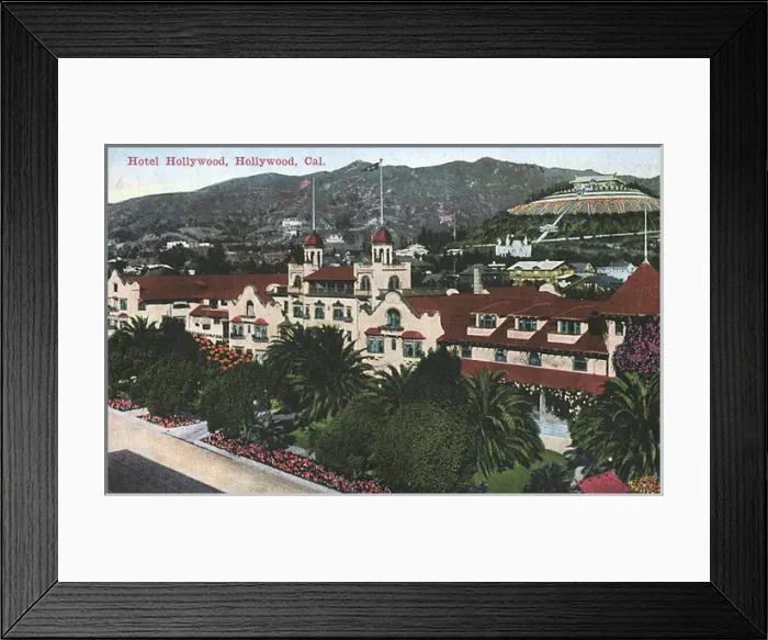 Framed Print : Hotel Hollywood, Hollywood, California, USA Framed Print : Hotel Hollywood, Hollywood, California, USA