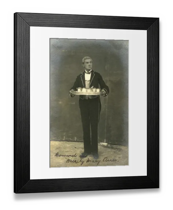 Framed Print : Actor performing in a play, Merely Mary Ann Framed Print : Actor performing in a play, Merely Mary Ann