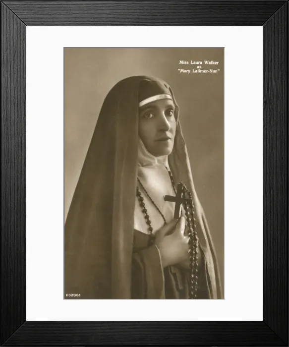 Framed Print : Laura Walker in the role of Mary Latimer, nun Framed Print : Laura Walker in the role of Mary Latimer, nun