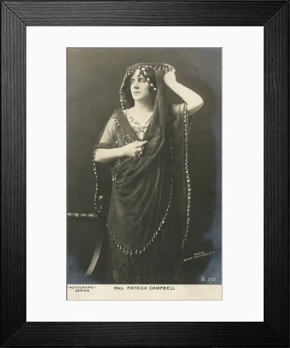 Framed Print : Mrs Patrick Campbell, English stage actress Framed Print : Mrs Patrick Campbell, English stage actress
