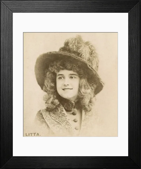 Framed Print : Louise Litta, American actress and singer Framed Print : Louise Litta, American actress and singer
