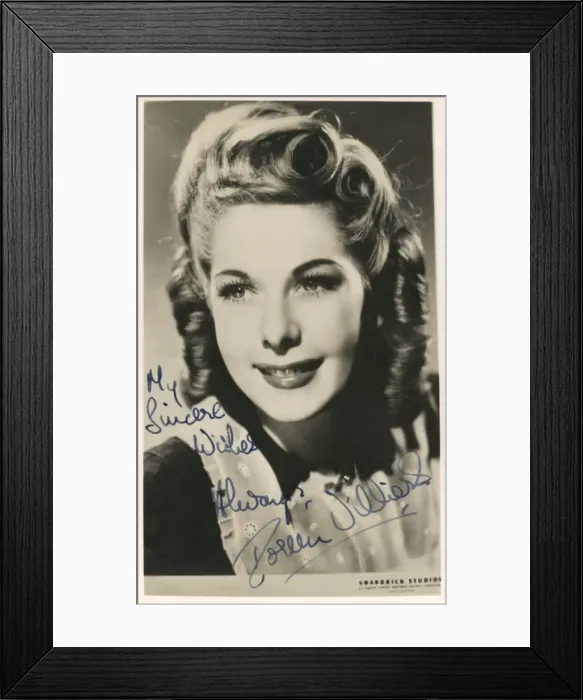 Framed Print : Doreen Villiers, popular singer Framed Print : Doreen Villiers, popular singer