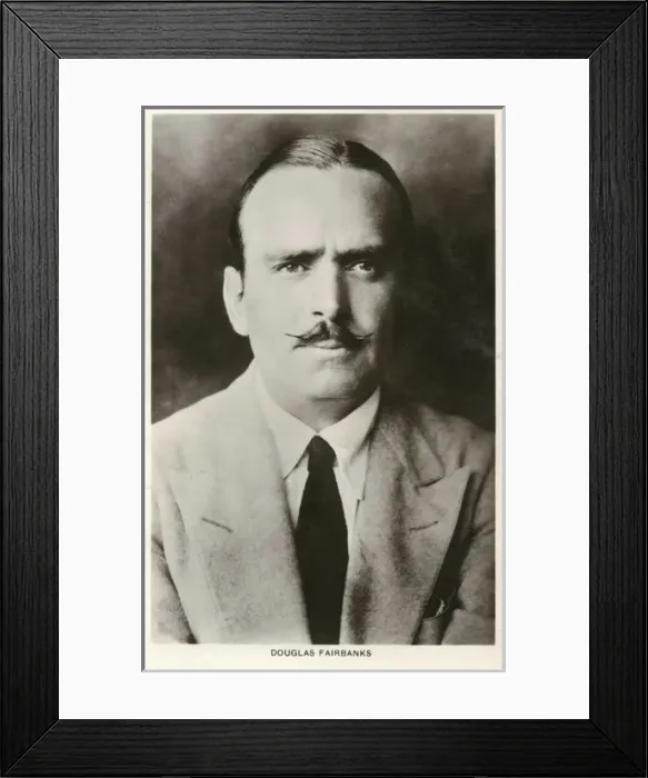 Framed Print : Douglas Fairbanks, American film star Framed Print : Douglas Fairbanks, American film star