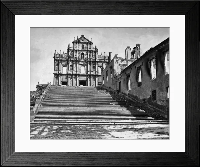 Framed Print : Ruins, Macau, China Framed Print : Ruins, Macau, China