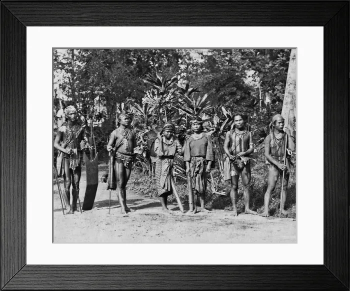 Framed Print : Native group, Philippines Framed Print : Native group, Philippines