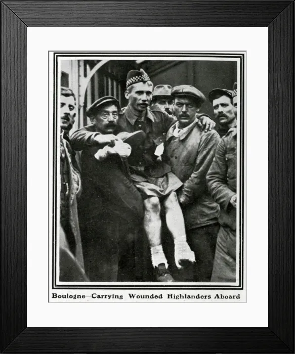 Framed Print : Wounded Highlander Framed Print : Wounded Highlander