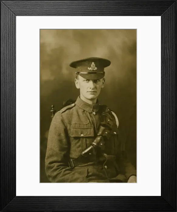 Framed Print : Soldier in uniform Date: c. 1910 Framed Print : Soldier in uniform Date: c. 1910