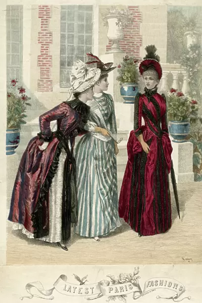 Latest Paris Fashions 1888