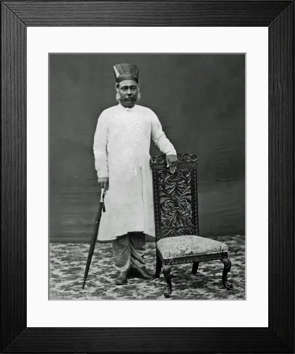Framed Print : Parsi Gentleman, India Framed Print : Parsi Gentleman, India