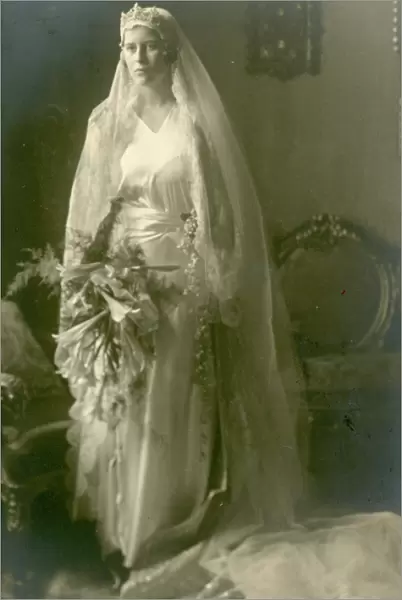 Princess Sophie of Greece on her wedding day