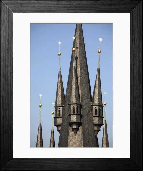 Framed Print : Church of our Lady before Tyn in Prague Framed Print : Church of our Lady before Tyn in Prague