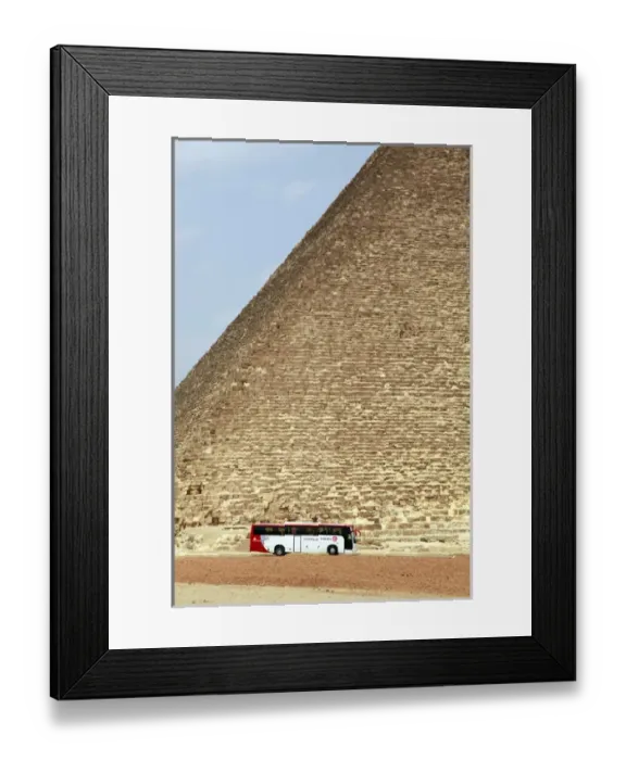 Framed Print : Great Pyramid of Cheops in Cairo, Egypt Framed Print : Great Pyramid of Cheops in Cairo, Egypt